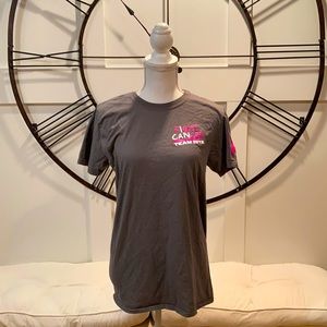 Grey Breast Cancer Awareness T-Shirt